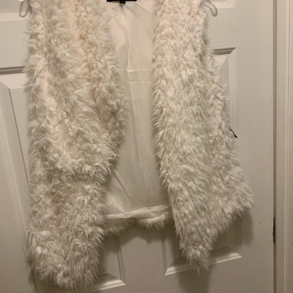 NWT fuzzy vest